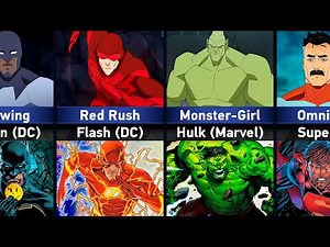 Similar Characters: Invincible vs Marvel & DC