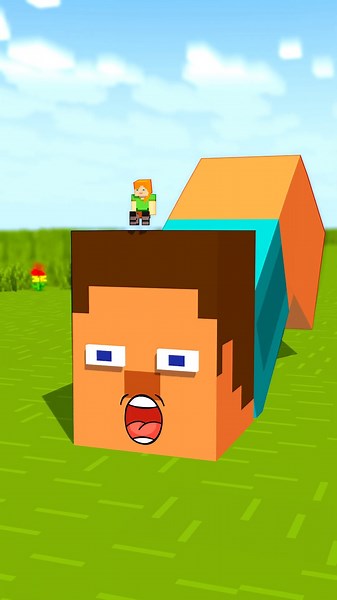 Steve-hand and Alex are looking for food - Minecraft Animation #shorts