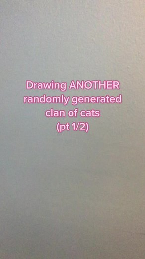 Thought I’d do this again, but with a different clan! Generator is https://perchance.org/warrior-cat-clans #digitalart #warriorcats #occlan #generator #oc