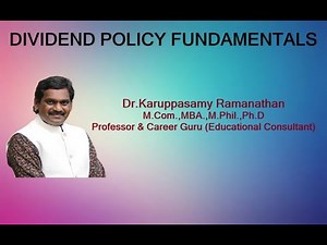 Dividend Policy Fundamentals