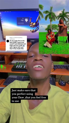 Replying to @PETER B3ATS Just make sure that you perfect using your Daw ,that you feel free to use for me I love Logic Pro #trendingvideo #music #musicproducer