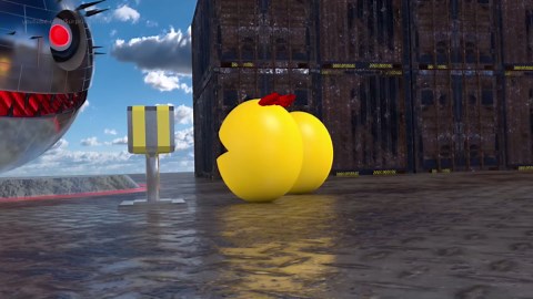 Pacman & Ms Pacman vs Evil Spike Robot Pacman