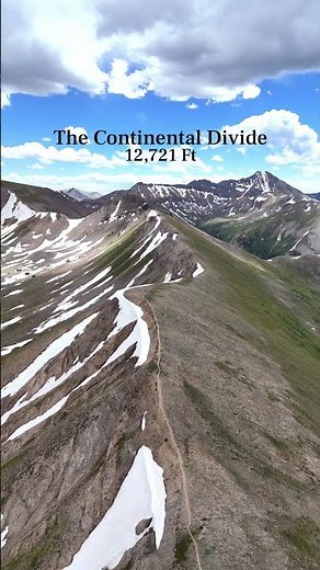 The Continental Divide.12,721 feet above sea level, standing atop the backbone of North America.