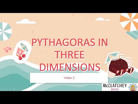 Video 2: Applying Pythagoras' Theorem in three dimensions