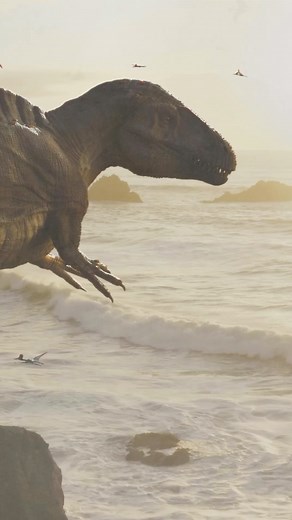 Prehistoric Dinosaur Hub on Instagram: "Acrocanthosaurus was one of the largest theropod dinosaurs, reaching lengths of up to 38 feet (11.5 meters) long and weighing around 6.2 metric tons (6.8 short tons). Its most notable feature was a row of tall, spiky neural spines along its back, possibly used for display or temperature regulation. As an apex predator, Acrocanthosaurus likely hunted large dinosaurs such as sauropods and ornithopods, using its powerful jaws lined with sharp, serrated teeth.