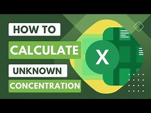 Boost Your Excel Skills: Learn How to Calculate Unknown Concentration Using Trendline | Basic Steps