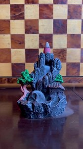 Backflow Incense Burner Holder Waterfall - Fountain Waterfall Incense Holder with 20 Backflow Incense Cones - Etsy France