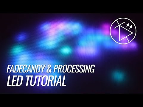 Learn to control LEDs with Fadecandy and Processing