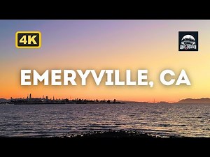 Checking out Emeryville, CA in 4K | A Pixar Playground with Sunset Fun