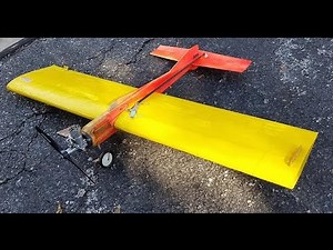 Control Line Foam Wing Stunt Trainer Airplane