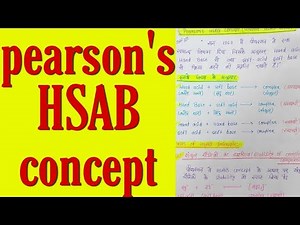 pearson's HSAB concept in hindi, hard and soft acid base in hindi, knowledge adda