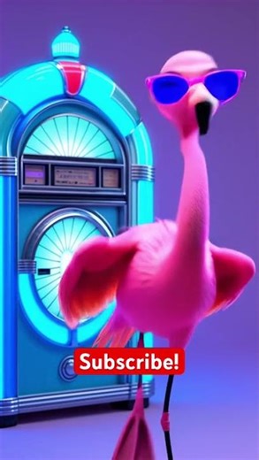Flamingo dance! #shorts #animation #subscribe