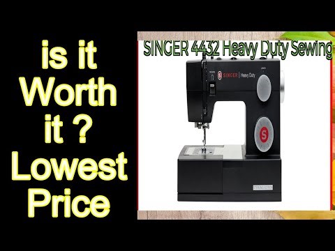 SINGER 4432 Heavy Duty Sewing Features - Important Information