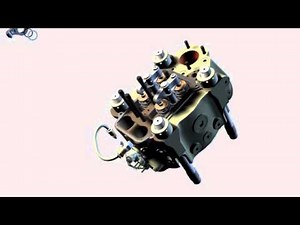 Pielstick Deisel Engine Cylinder Head Breakdown