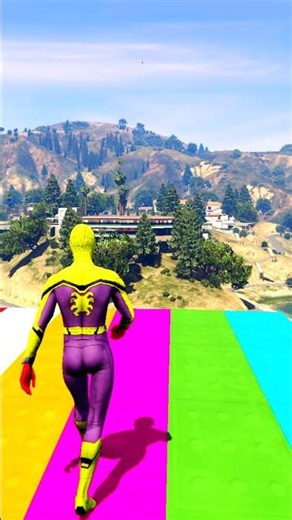 GTA 5 Epic Water Ragdolls | Spider-Man Jumps / Fails ep.309 #shorts