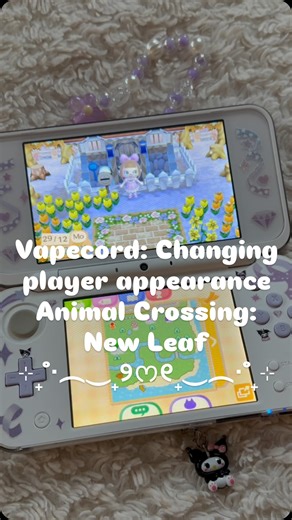 𝚜𝚑𝚊𝚗𝚘𝚖𝚒 ♡ 𝚐𝚊𝚖𝚎𝚜 on Instagram: "Animal Crossing New Leaf: Vapecord tips ♡ Changing character appearance with codes ⋆.𐙚 ̊ Check out my tutorial on how to install Vapecord 🦋 #acnl #3ds #modded #nintendo #fyp"