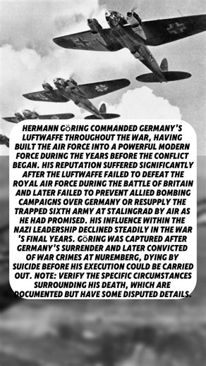 He Promised an Air Force That Never Delivered — Göring's Fatal Failure
