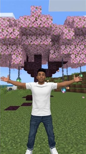 How to decorate the PERFECT Cherry Blossom Tree in Minecraft! 😍"