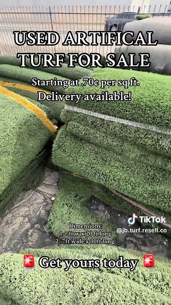 Compramos y Vendemos Césped Artificial Usado