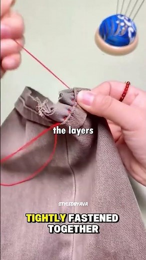 🧵 How to Shorten Pants Without a Tailor! Easy Hand Sewing Tutorial 👗