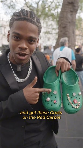 #Ad Mission accepted: Crocs on the red carpet. They said it couldn’t be done… so I did it 🍿 | Crocs