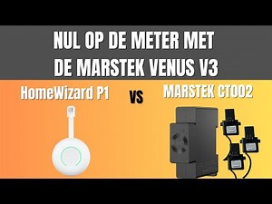 Marstek Venus V3 test: HomeWizard P1 of Marstek CT002? (Nul op de meter check!)