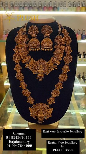 Rent your favorite Jewellery from your nearest store Also Rental Free Jewellery for PLUSH Brides... PLUSH Chennai 91 9543676444 PLUSH Rajamundry 91 9947644999. . PLUSH is a one stop Bridal store for all your Bridal Needs. . PLUSH Boutique has Unique Designer Lehengas We costumize Bridal Blouse Wide range of Budget Friendly Sarees We also have Rental Zone for Bridal outfits. . PLUSH Beauty Lounge is Luxury Salon exclusively for Women. *Bride and Groom Makeup *Bridal Jewellery on Hire *Bridesmaids