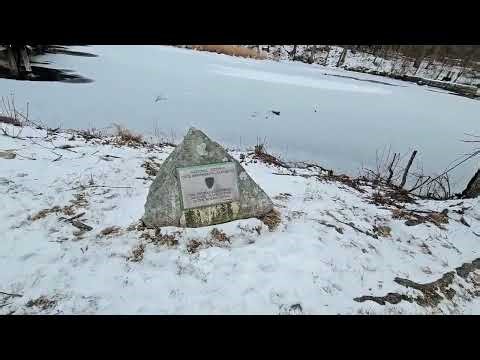 A Snowy, Icy Winter Walk Through Waterloo Village