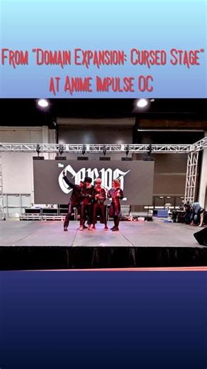 The Corps Dance Crew on Instagram: "The full squad just hits different! We FINALLY got to perform this set in its entirety at @animeimpulse, and it was electric! Make sure you follow to find out when the video of the performance hits our YouTube Channel! #jjk #jujutsukaisencosplay #jjkcosplay #domainexpansion #cosplay #cosplaydance #gojo #itadori #megumi #nobarakugisaki"