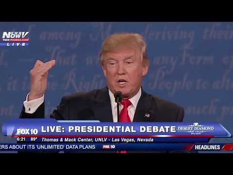 FULL DEBATE: 2016 Final Presidential Debate - Hillary Clinton - Donald Trump - FNN