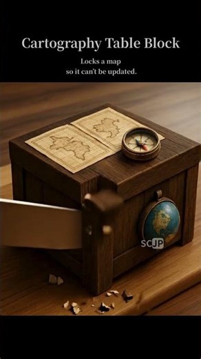 Minecraft Cartography Table Block Facts | Map Lock Trick