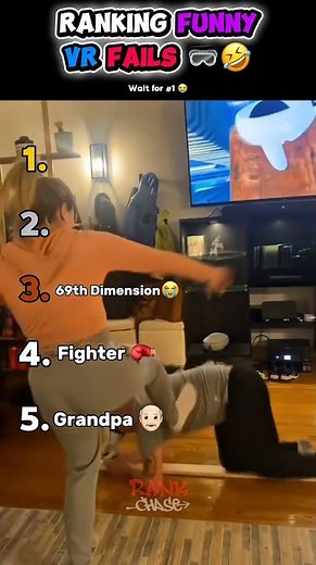 Ranking VR fails 😂🕶️ #shorts #funny
