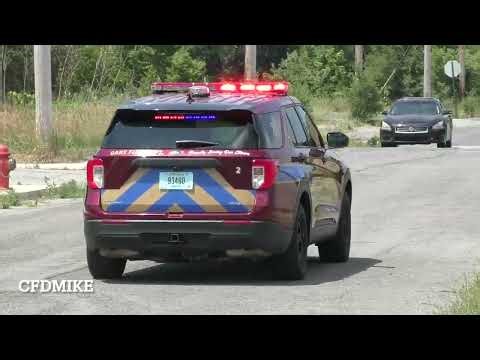 Gary Fire Department Safety officer 8705 Responding