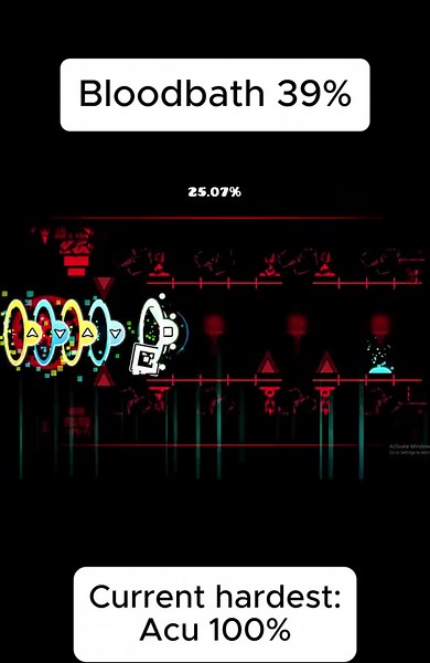 Finally got past michigun in bloodbath!#geometrydash #gd #bloodbath