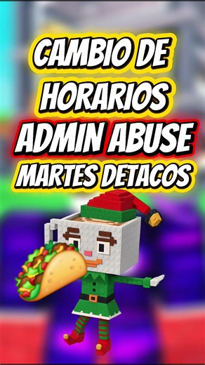 Cambio de Horarios del Admin Abuse en Roblox