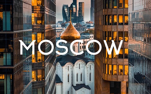 Timelab鸟瞰莫斯科4K Moscow Russia Aerial