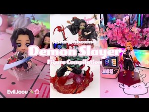 ASMR unboxing Anime Figures Compilation # 1: Demon Slayer🌸🍡