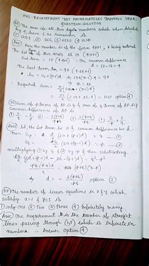 KVS recruitment # solution of TGT mathematics part 4