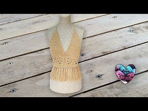 Top Boho ☀️Crochet toutes tailles "Lidia Crochet Tricot"