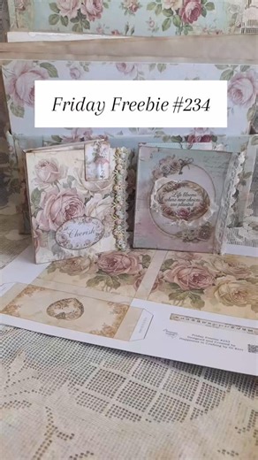 Gi Kerr on Instagram: "Friday Freebie #234 A lovely FREE digital download to make over the weekend 🥰 Links to my Facebook group and my YouTube channel ate in my bio. #gikerr #happinessincrafting #FridayFreebie #freedigital"