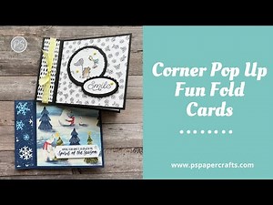 How to make a Corner Po Up Fun Fold Card