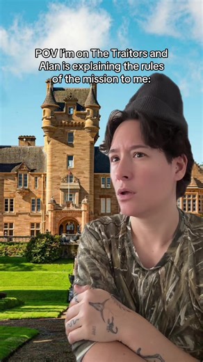 In one ear and right out the other #thetraitors #peacock #funny #tv #traitors