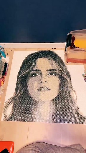 Emma Watson Hama Beads Art Tutorial