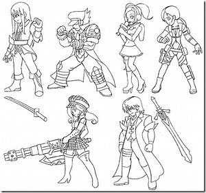 Project X Zone Concept Art Shows Mii Kouryuji's Original Design