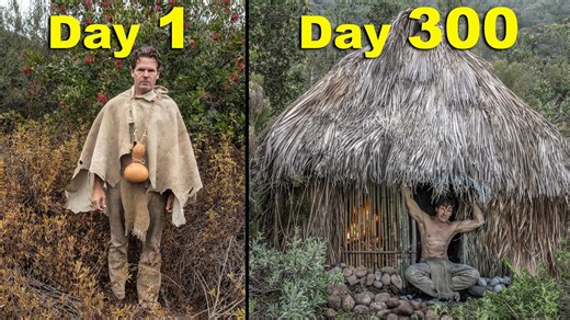 First 300 days at the primitive hut