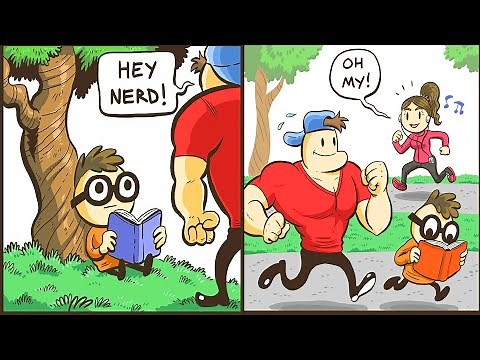 Nerd and Jock webcomic dub - Hilarious Comics #1