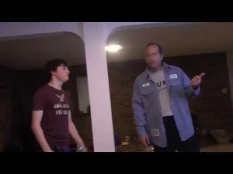 Psycho Father Smashes Wii