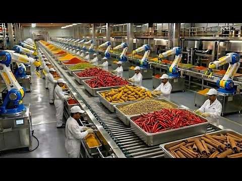 How Curry Powder Is Made in Factories | Complete Production Process