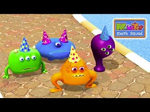 Monsters - Woofie Goes Walkies | Math Cartoons for Children | HD | Learn Math With Monsters