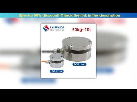 Must Buy 25mm 58mm Measurement Weighing Sensor Inline Load Cell Miniature Compression and Tension L